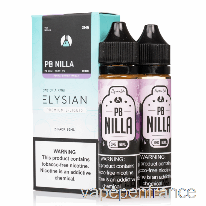 Pb Nilla - Laboratoires Elysian - Stylo Vape 120 Ml 6 Mg